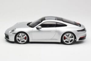 Porsche 911 992 Carrera 4S Silver Minichamps 1:18 155067322 Metall — bild 3 av 6