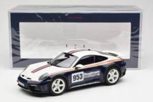 Porsche 911 992 Dakar Rough Roads Norev 1:18 187240 Metall — bild 9 av 9