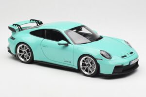 Porsche 911 992 GT3 Mint Grön Norev 1:18 187316 Metall — bild 6 av 8