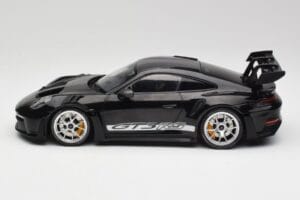 Porsche 911 992 GT3 RS Svart Med Silverfälgar Minichamps 1:18 155062231 Metall — bild 3 av 6