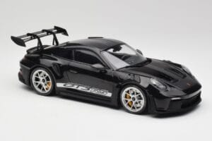 Porsche 911 992 GT3 RS Svart Med Silverfälgar Minichamps 1:18 155062231 Metall — bild 4 av 6