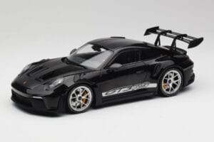 Porsche 911 992 GT3 RS Svart Med Silverfälgar Minichamps 1:18 155062231 Metall
