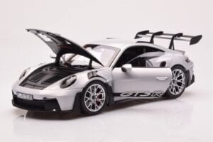 Porsche 911 992 GT3 RS Ice Grå Norev 1:18 187359 Metall — bild 2 av 8