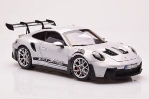 Porsche 911 992 GT3 RS Ice Grå Norev 1:18 187359 Metall — bild 6 av 8