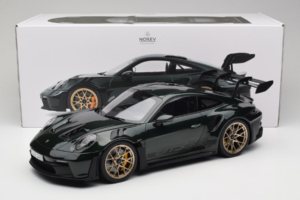 Porsche 911 992 GT3 RS Jet Green Metallic Black Norev 1:12 127532 Metall — bild 6 av 6