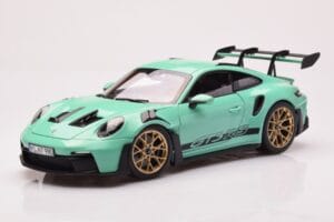 Porsche 911 992 GT3 RS Mint Grön Norev 1:18 187362 Metall