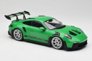 Porsche 911 992 GT3 RS Python Grön & Silver Hjul & Svart Dekor Minichamps 1:18 153062235 Metall — bild 4 av 6
