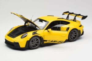Porsche 911 992 GT3 RS Racing Gul Norev 1:18 WAP0212810RGT3 Metall — bild 2 av 8