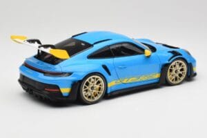 Porsche 911 992 GT3 RS Shark Blå & Gul Decor Concept Minichamps 1:18 911992001 Metall — bild 3 av 8