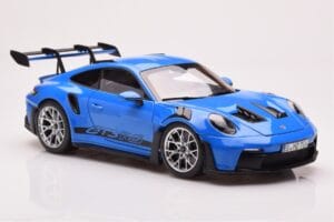 Porsche 911 992 GT3 RS Sharkblue Norev 1:18 187358 Metall — bild 6 av 8