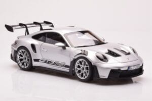 Porsche 911 992 GT3 RS Silver Metallic Norev 1:18 187357 Metall — bild 6 av 8