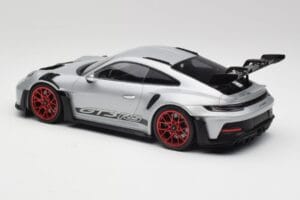 Porsche 911 992 GT3 RS Silver & Röda Hjul Minichamps 1:18 153062241 Metall — bild 5 av 6