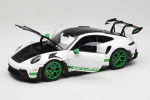 Porsche 911 992 GT3 RS Tribute to Carrera RS White Python Green Norev 1:18 187372 Metall — bild 2 av 8