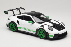 Porsche 911 992 GT3 RS Tribute to Carrera RS White Python Green Norev 1:18 187372 Metall — bild 6 av 8