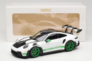 Porsche 911 992 GT3 RS Tribute to Carrera RS White Python Green Norev 1:18 187372 Metall — bild 8 av 8