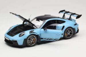 Porsche 911 992 GT3 RS Weissach Pack Gulf Blue Norev 1:18 187367 Metall — bild 2 av 8
