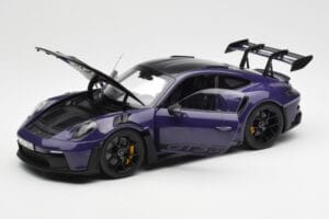Porsche 911 992 GT3 RS Weissach Package Ultraviolet Norev 1:18 187368 Metall — bild 2 av 8