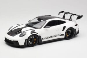 Porsche 911 992 GT3 RS Vit & Svarta Hjul Minichamps 1:18 155062230 Metall