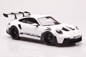 Porsche 911 992 GT3 RS Vit Norev 1:18 187361 Metall — bild 6 av 8