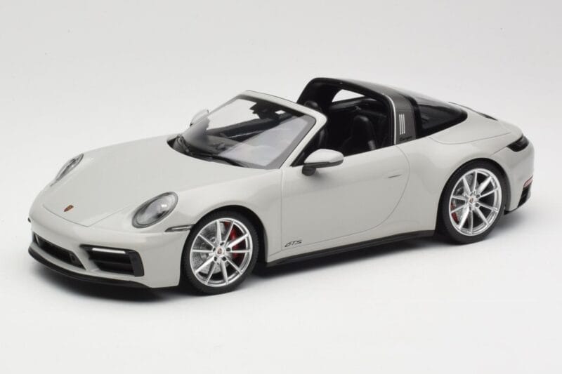 Porsche 911 992 Targa 4 GTS Grå Minichamps 1:18 155061064 Metall