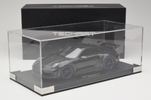 Porsche 911 992 TechArt GTstreet R Svart Med Blå Hjul TechArt 1:18 REMC009 Resin — bild 6 av 6