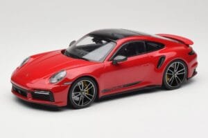 Porsche 911 992 Turbo S Röd Minichamps 1:18 155069070 Metall