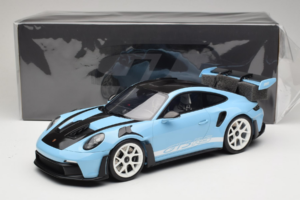 Porsche 911 992.1 GT3 RS Gulf Blue GT Spirit 1:12 GT497 Resin — bild 6 av 6