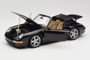Porsche 911 993 Cabriolet Svart UT Models 1:18 27806-U1 Metall — bild 2 av 8