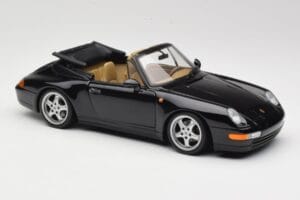 Porsche 911 993 Cabriolet Svart UT Models 1:18 27806-U1 Metall — bild 6 av 8