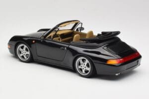 Porsche 911 993 Cabriolet Svart UT Models 1:18 27806-U1 Metall — bild 7 av 8
