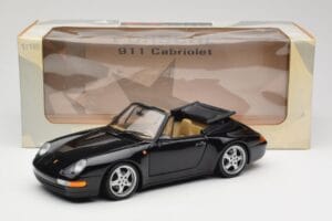 Porsche 911 993 Cabriolet Svart UT Models 1:18 27806-U1 Metall — bild 8 av 8