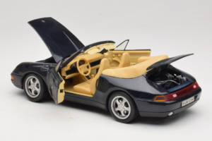 Porsche 911 993 Cabriolet Mörkblå Tchibo 1:18 46619 Metall — bild 5 av 8