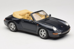 Porsche 911 993 Cabriolet Mörkblå Tchibo 1:18 46619 Metall — bild 6 av 8