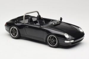 Porsche 911 993 Carrera Cabriolet Svart Bburago 1:18 3090-M1 Metall — bild 6 av 8