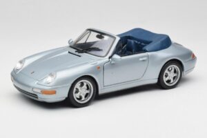 Porsche 911 993 Carrera Cabriolet Silver Maisto 1:18 100299-M1 Metall