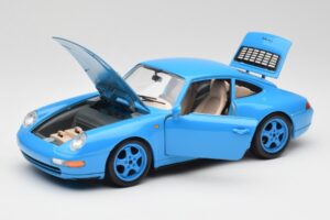 Porsche 911 993 Carrera Blå Bburago 1:18 3060 Metall — bild 2 av 8