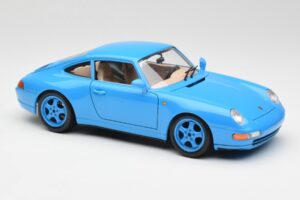 Porsche 911 993 Carrera Blå Bburago 1:18 3060 Metall — bild 6 av 8
