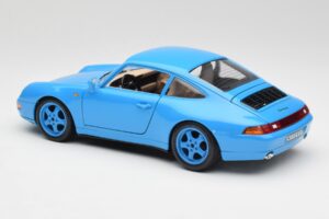 Porsche 911 993 Carrera Blå Bburago 1:18 3060 Metall — bild 7 av 8