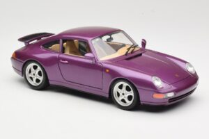 Porsche 911 993 Carrera Lila Bburago 1:18 3060-M2 Metall — bild 6 av 8