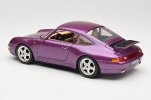 Porsche 911 993 Carrera Lila Bburago 1:18 3060-M2 Metall — bild 7 av 8