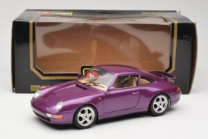 Porsche 911 993 Carrera Lila Bburago 1:18 3060-M2 Metall — bild 8 av 8