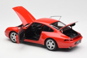 Porsche 911 993 Carrera Röd AUTOart 1:18 78132 Metall — bild 5 av 8