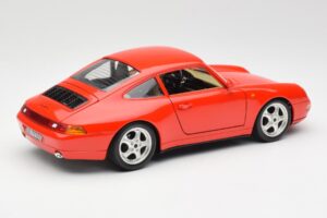 Porsche 911 993 Carrera Röd Bburago 1:18 3050 Metall — bild 3 av 8