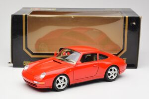 Porsche 911 993 Carrera Röd Bburago 1:18 3050 Metall — bild 8 av 8