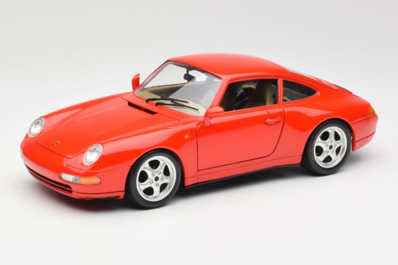 Porsche 911 993 Carrera Röd Bburago 1:18 3050 Metall