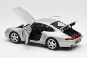 Porsche 911 993 Carrera Silver AUTOart 1:18 78131 Metall — bild 5 av 8