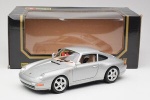 Porsche 911 993 Carrera Silver Bburago 1:18 3050-M1 Metall — bild 2 av 8