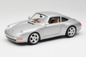 Porsche 911 993 Carrera Silver Bburago 1:18 3050-M1 Metall