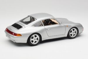 Porsche 911 993 Carrera Silver Bburago 1:18 3050-M1 Metall — bild 5 av 8