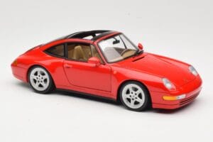 Porsche 911 993 Carrera Targa Röd UT Models 1:18 27821 Metall — bild 6 av 8